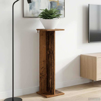 Plant Stand Old Wood 25 x 25.5 x 80.5 cm Engineered Wood