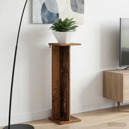 Plant Stand 2 pcs Old Wood 25 x 25.5 x 80.5 cm Engineered Wood