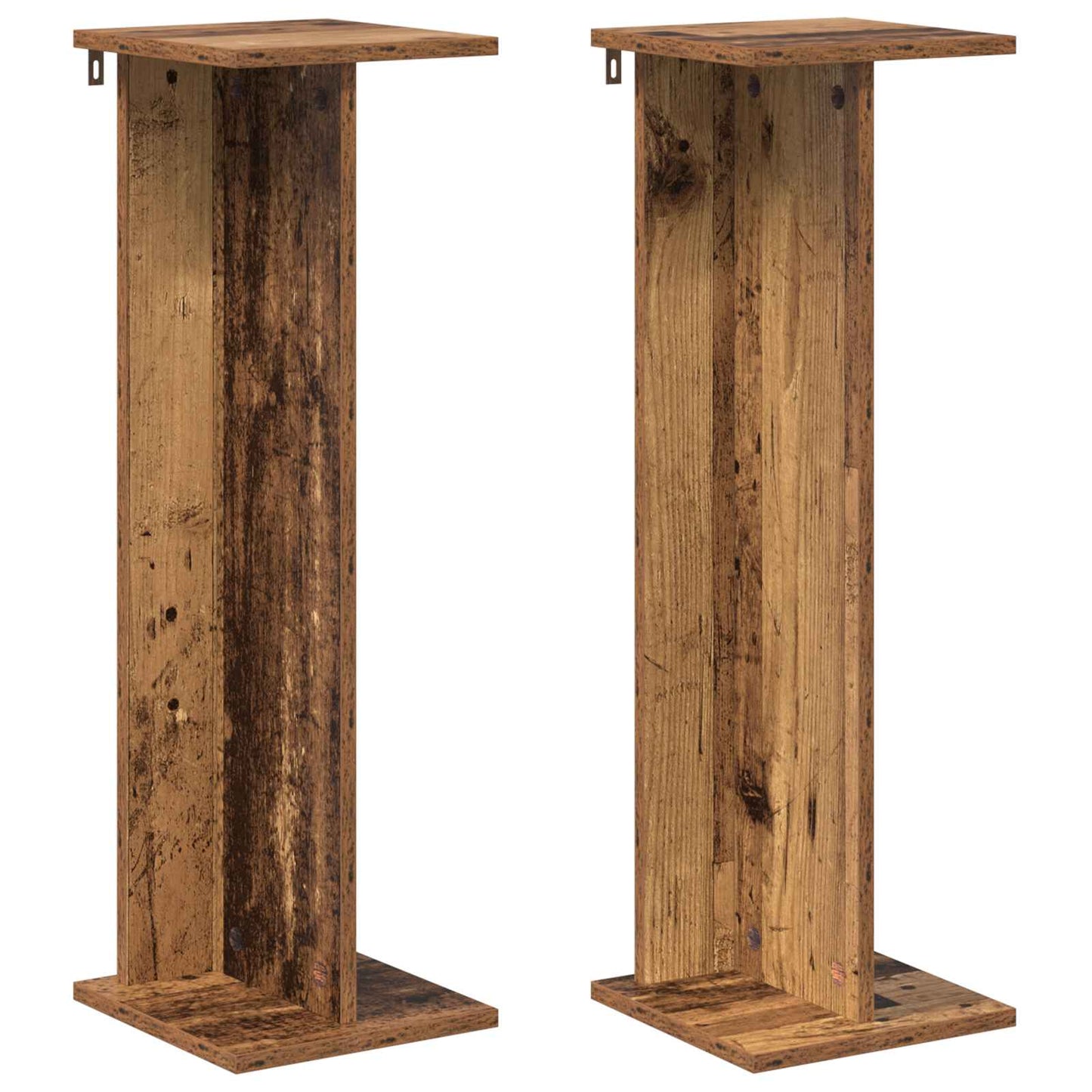 Plant Stand 2 pcs Old Wood 25 x 25.5 x 80.5 cm Engineered Wood