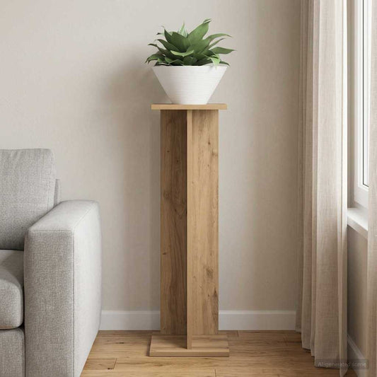 Plant Stand Artisan Oak 25 x 25.5 x 80.5 cm Engineered Wood