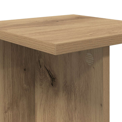 Plant Stand 2 pcs Artisan Oak 25 x 25.5 x 80.5 cm