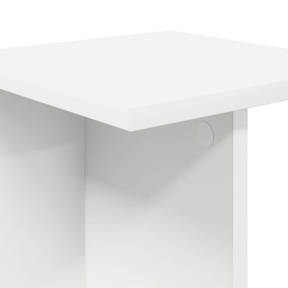 Plant Stand White 25 x 25.5 x 60.5 cm Engineered Wood