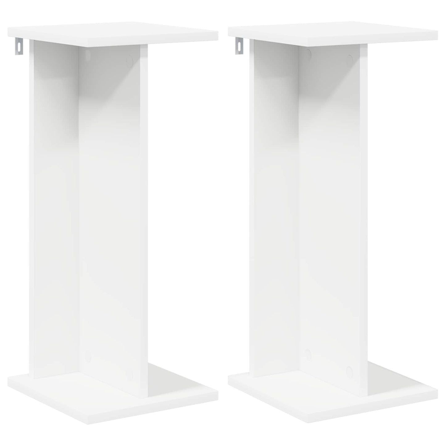 Plant Stand 2 pcs White 25 x 25.5 x 60.5 cm Engineered Wood