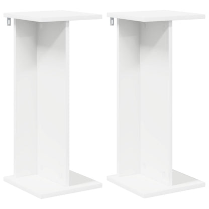 Plant Stand 2 pcs White 25 x 25.5 x 60.5 cm Engineered Wood
