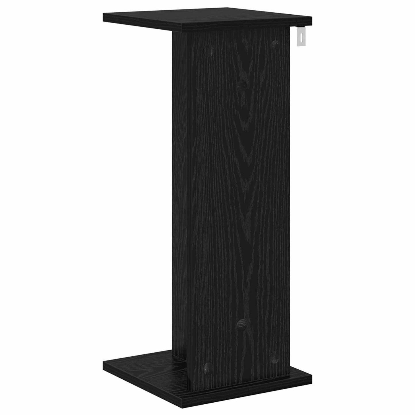 Plant Stand Black Oak 25 x 25.5 x 60.5 cm Engineered Wood