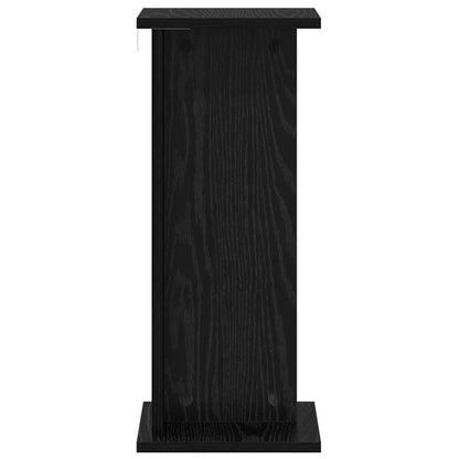 Plant Stand Black Oak 25 x 25.5 x 60.5 cm Engineered Wood