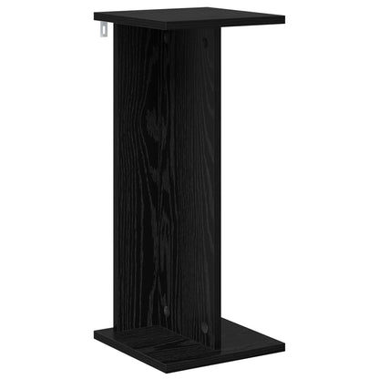Plant Stand 2 pcs Black Oak 25 x 25.5 x 60.5 cm Engineered Wood
