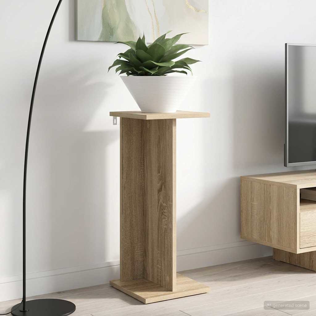 Plant Stand 2 pcs Sonoma Oak 25 x 25.5 x 60.5 cm