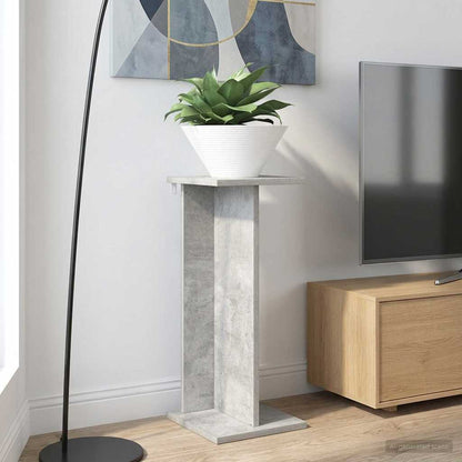 Plant Stand 2 pcs Concrete Grey 25 x 25.5 x 60.5 cm