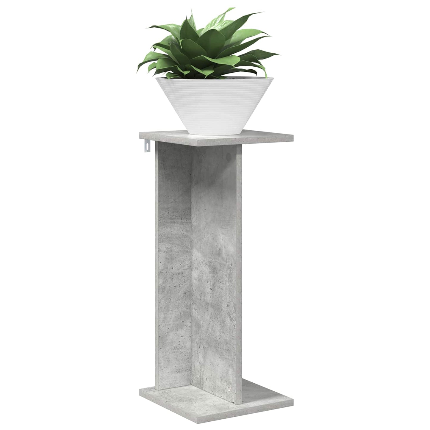 Plant Stand 2 pcs Concrete Grey 25 x 25.5 x 60.5 cm