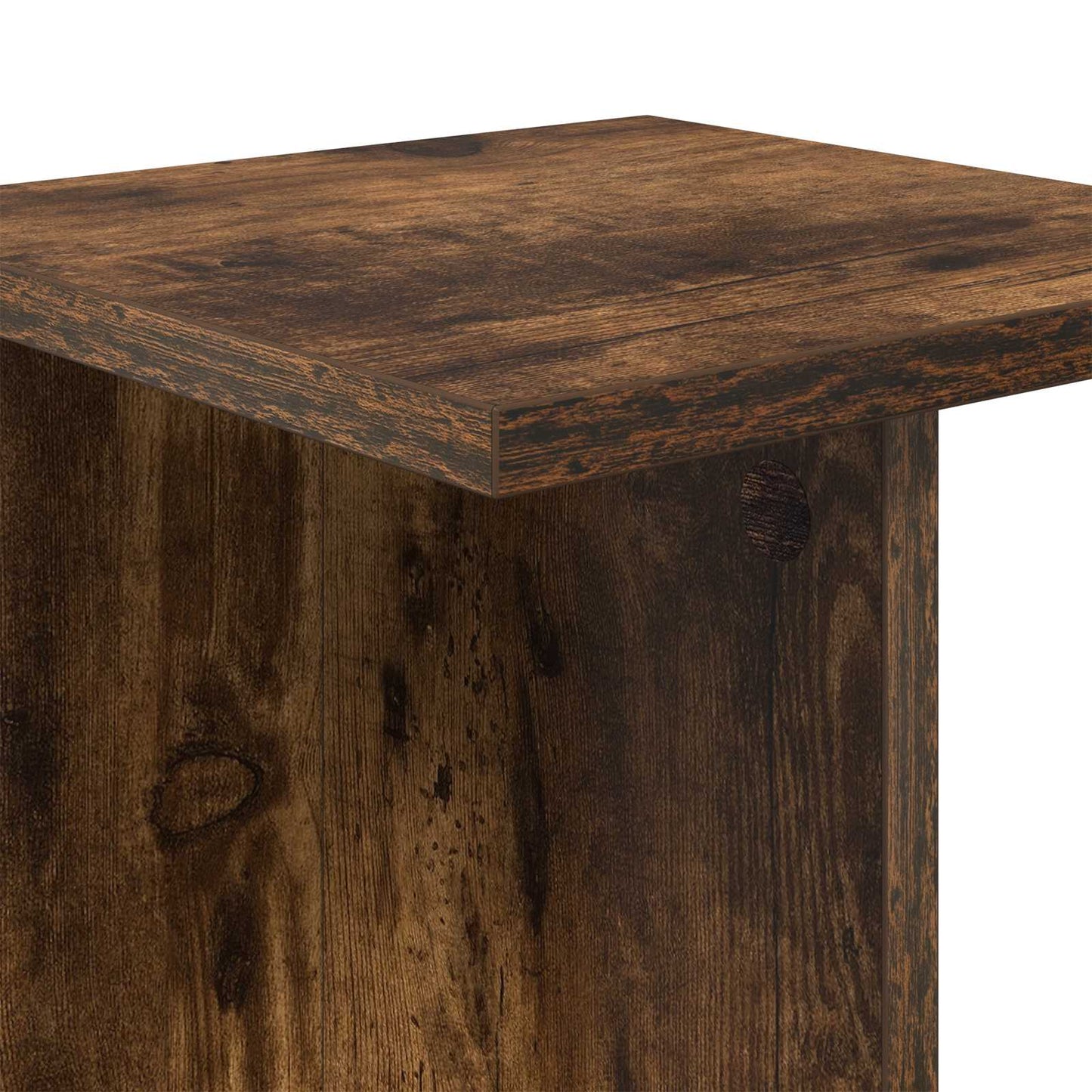 Plant Stand 2 pcs Smoked Oak 25 x 25.5 x 60.5 cm