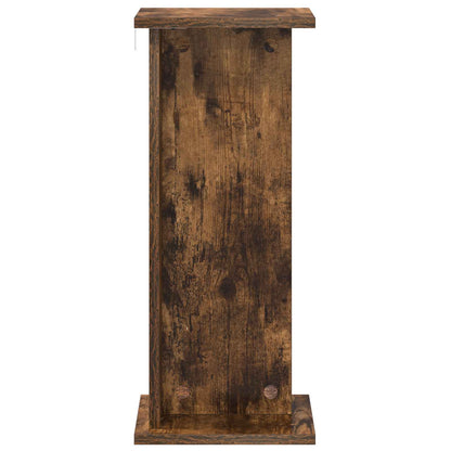 Plant Stand 2 pcs Smoked Oak 25 x 25.5 x 60.5 cm
