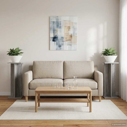 Plant Stand 2 pcs Grey Sonoma 25 x 25.5 x 60.5 cm
