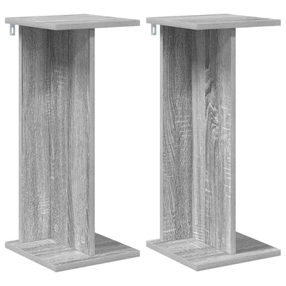 Plant Stand 2 pcs Grey Sonoma 25 x 25.5 x 60.5 cm