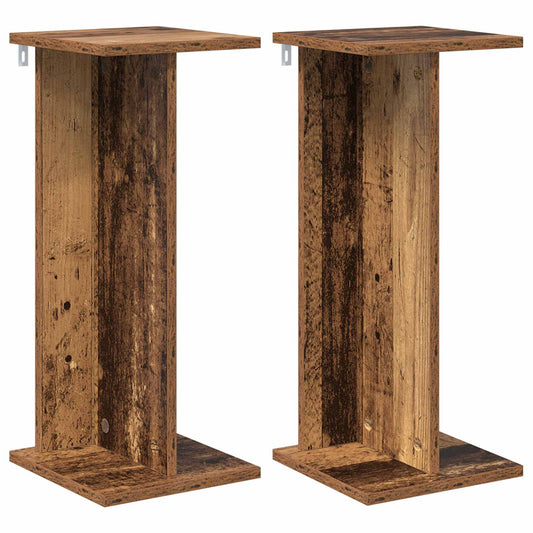 Plant Stand 2 pcs Old Wood 25 x 25.5 x 60.5 cm Engineered Wood