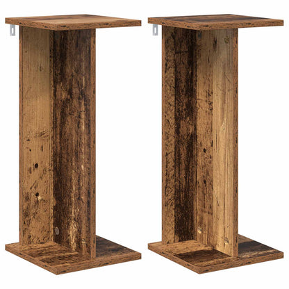 Plant Stand 2 pcs Old Wood 25 x 25.5 x 60.5 cm Engineered Wood