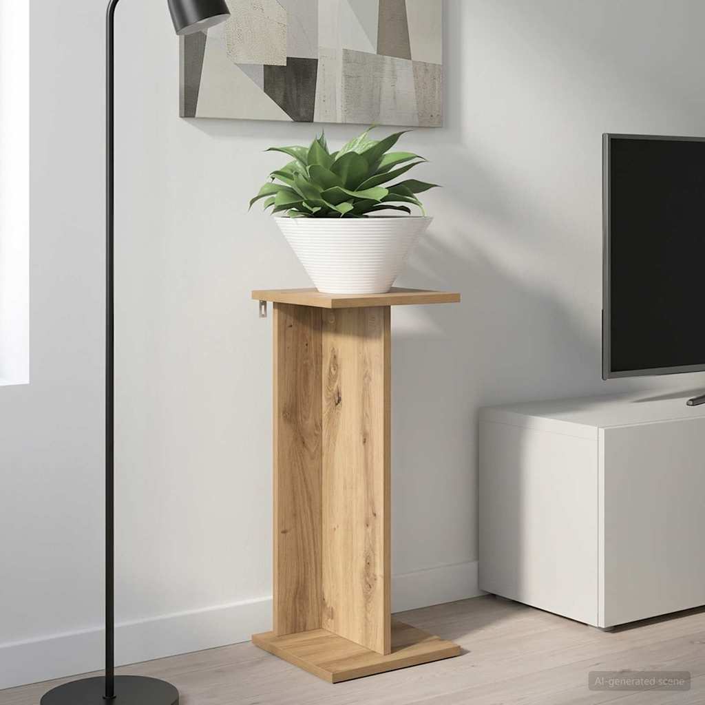 Plant Stand Artisan Oak 25 x 25.5 x 60.5 cm Engineered Wood