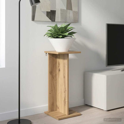 Plant Stand Artisan Oak 25 x 25.5 x 60.5 cm Engineered Wood