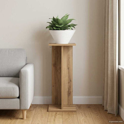 Plant Stand Artisan Oak 25 x 25.5 x 60.5 cm Engineered Wood