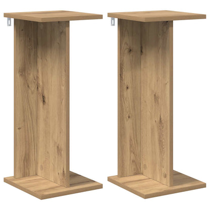 Plant Stand 2 pcs Artisan Oak 25 x 25.5 x 60.5 cm