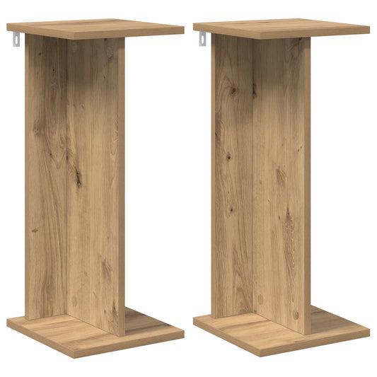 Plant Stand 2 pcs Artisan Oak 25 x 25.5 x 60.5 cm