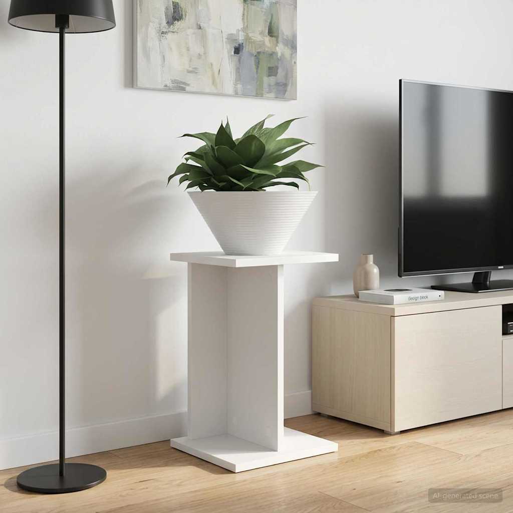 Plant Stand White 25 x 25.5 x 40.5 cm Engineered Wood