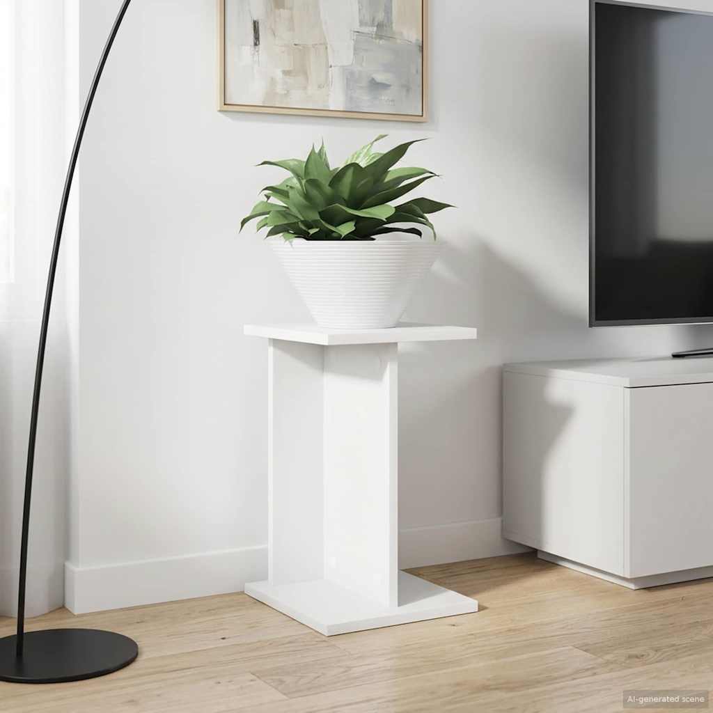 Plant Stand 2 pcs White 25 x 25.5 x 40.5 cm Engineered Wood