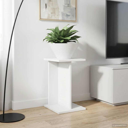 Plant Stand 2 pcs White 25 x 25.5 x 40.5 cm Engineered Wood