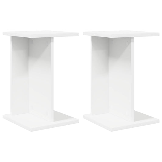 Plant Stand 2 pcs White 25 x 25.5 x 40.5 cm Engineered Wood
