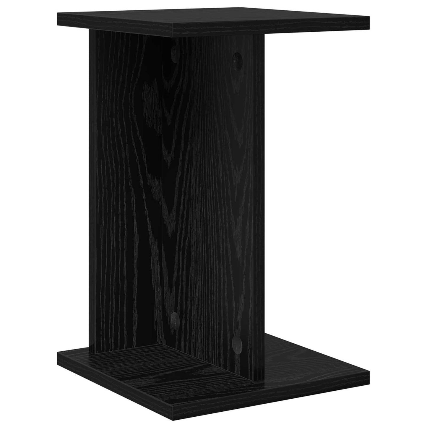 Plant Stand Black Oak 25 x 25.5 x 40.5 cm Engineered Wood