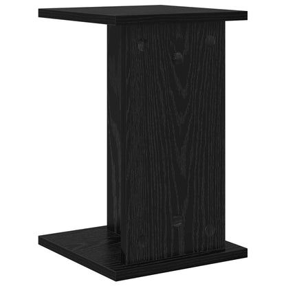 Plant Stand Black Oak 25 x 25.5 x 40.5 cm Engineered Wood