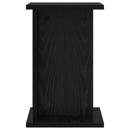 Plant Stand Black Oak 25 x 25.5 x 40.5 cm Engineered Wood