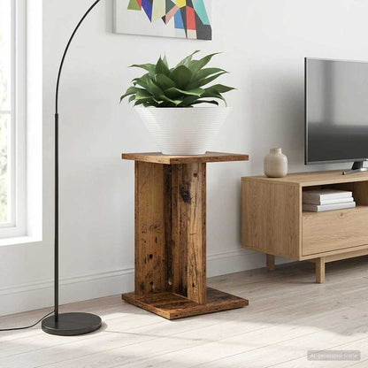 Plant Stand Old Wood 25 x 25.5 x 40.5 cm Engineered Wood