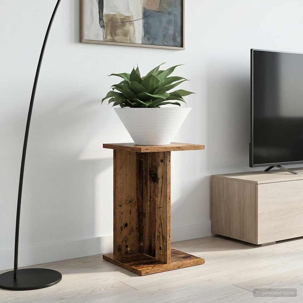 Plant Stand 2 pcs Old Wood 25 x 25.5 x 40.5 cm Engineered Wood