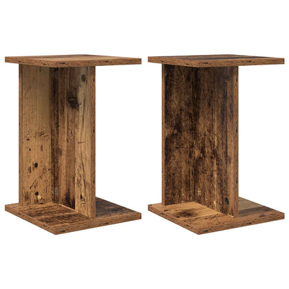 Plant Stand 2 pcs Old Wood 25 x 25.5 x 40.5 cm Engineered Wood