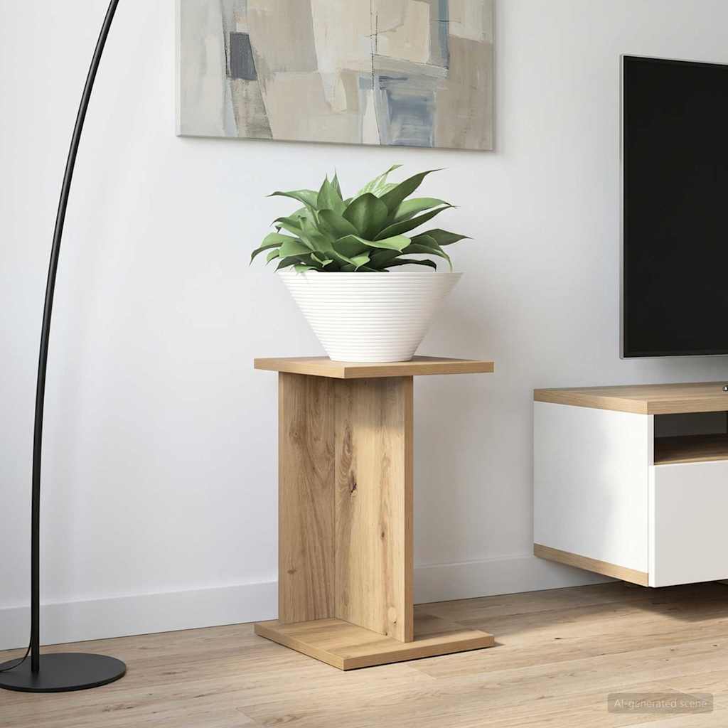 Plant Stand 2 pcs Artisan Oak 25 x 25.5 x 40.5 cm