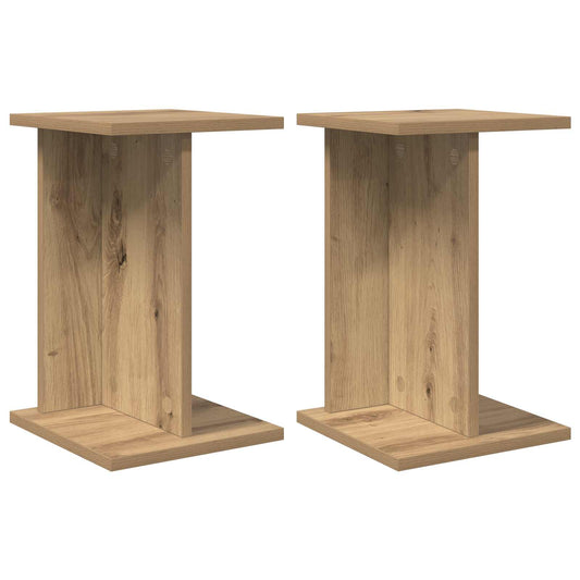 Plant Stand 2 pcs Artisan Oak 25 x 25.5 x 40.5 cm