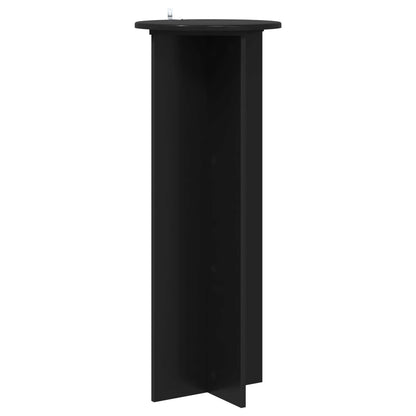 Plant Stand 2 pcs Black Ø40 x 100 cm Engineered Wood