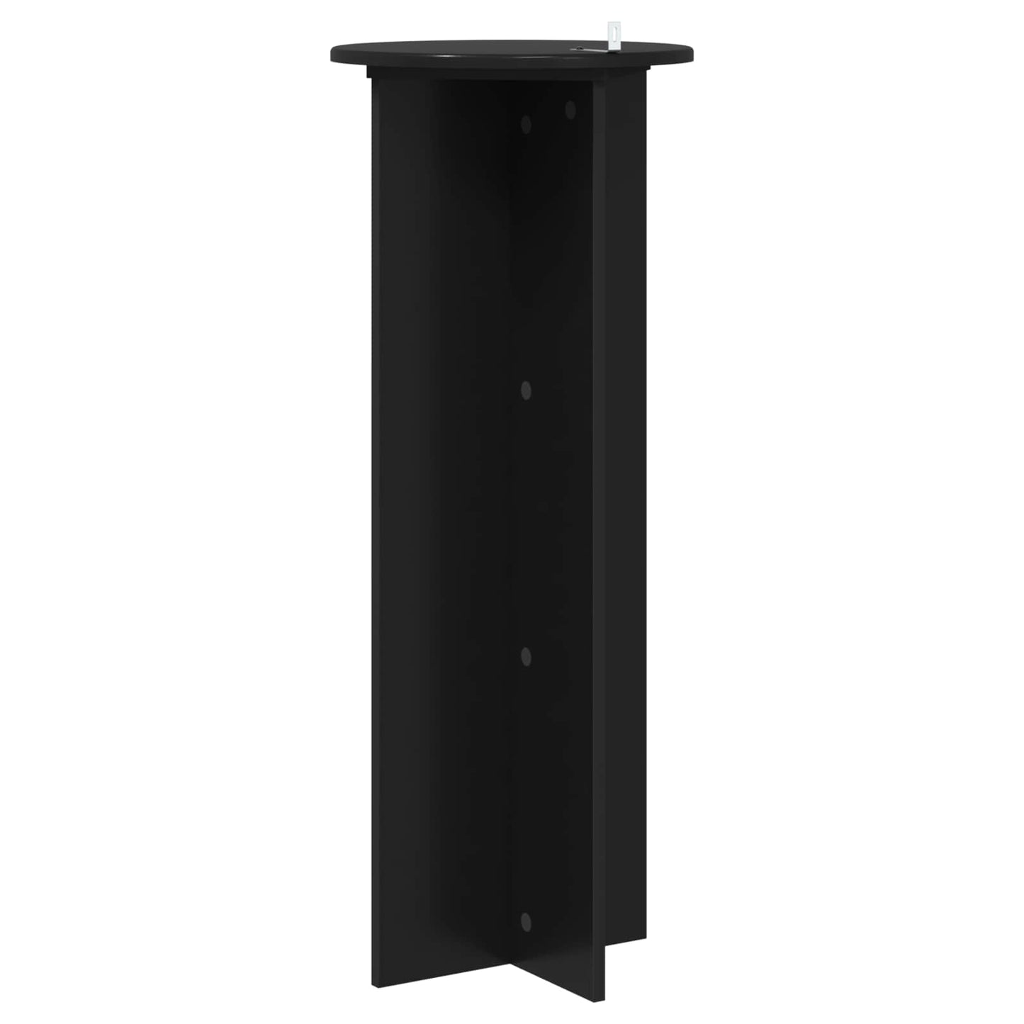 Plant Stand 2 pcs Black Ø40 x 100 cm Engineered Wood