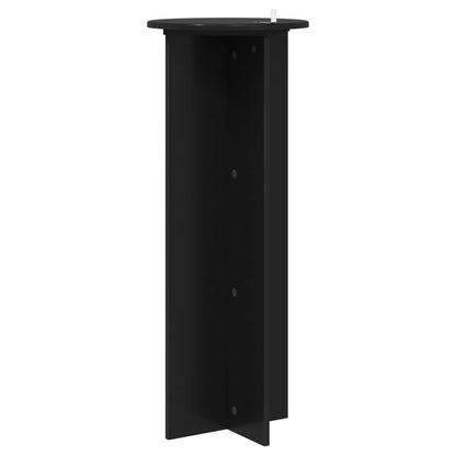 Plant Stand 2 pcs Black Ø40 x 100 cm Engineered Wood