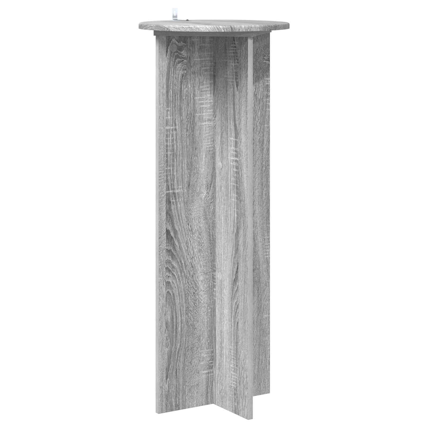 Plant Stand 2 pcs Grey Sonoma Ø40 x 100 cm Engineered Wood