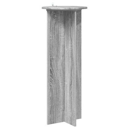 Plant Stand 2 pcs Grey Sonoma Ø40 x 100 cm Engineered Wood