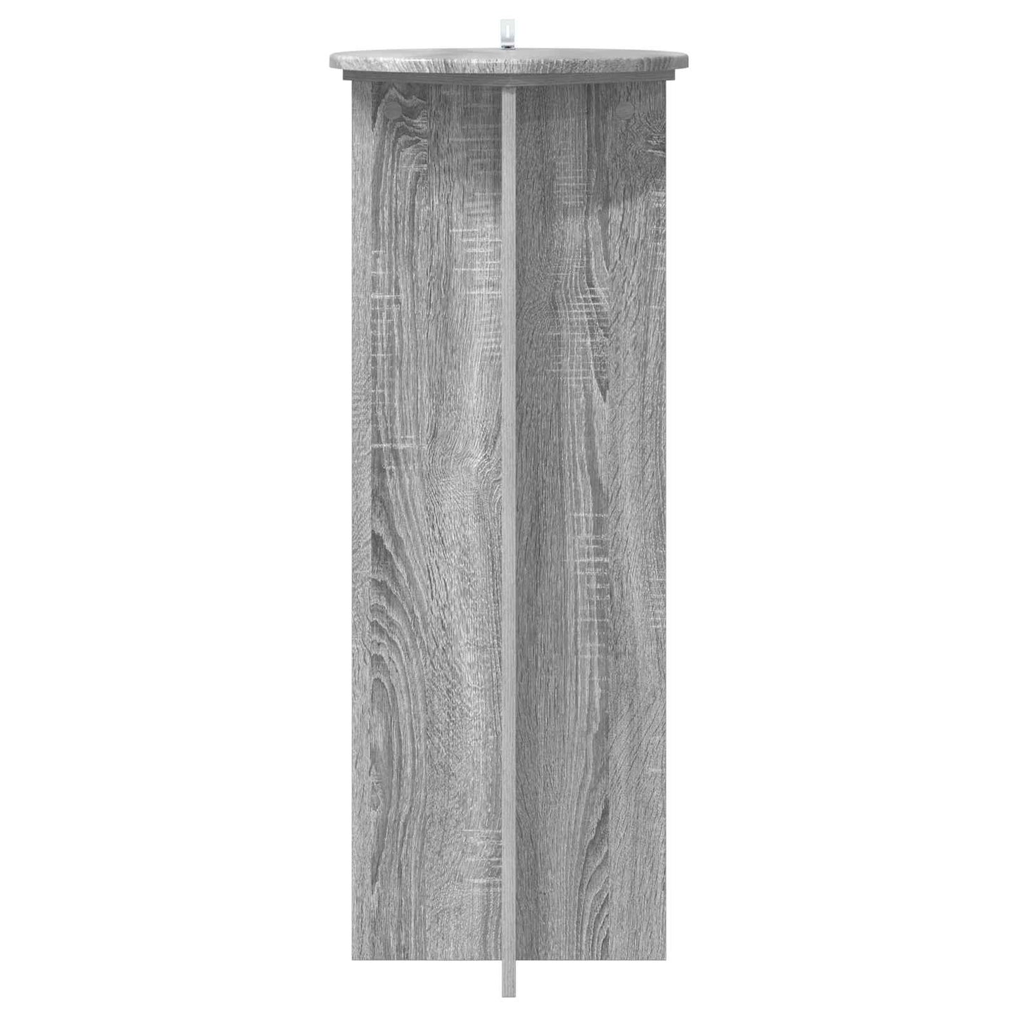 Plant Stand 2 pcs Grey Sonoma Ø40 x 100 cm Engineered Wood