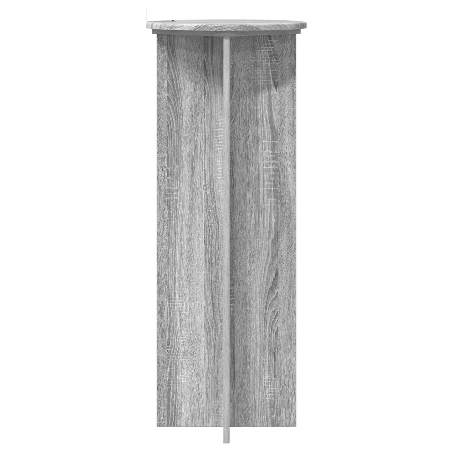 Plant Stand 2 pcs Grey Sonoma Ø40 x 100 cm Engineered Wood