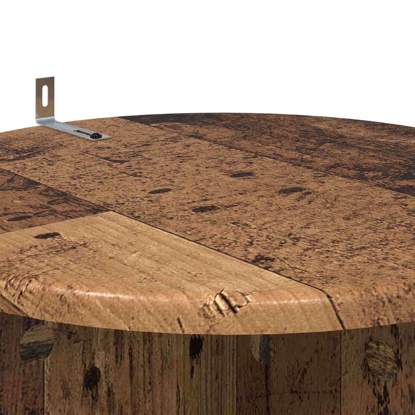 Plant Stand 2 pcs Old Wood Ø40 x 100 cm Engineered Wood