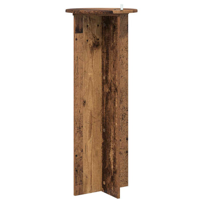 Plant Stand 2 pcs Old Wood Ø40 x 100 cm Engineered Wood