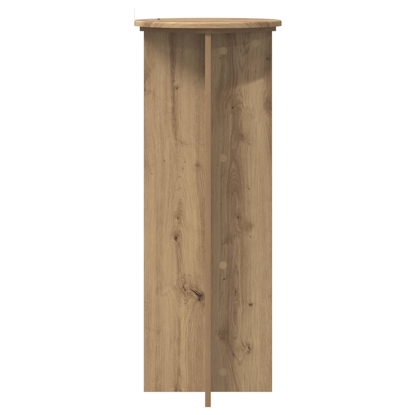 Plant Stand 2 pcs Artisan Oak Ø40 x 100 cm Engineered Wood