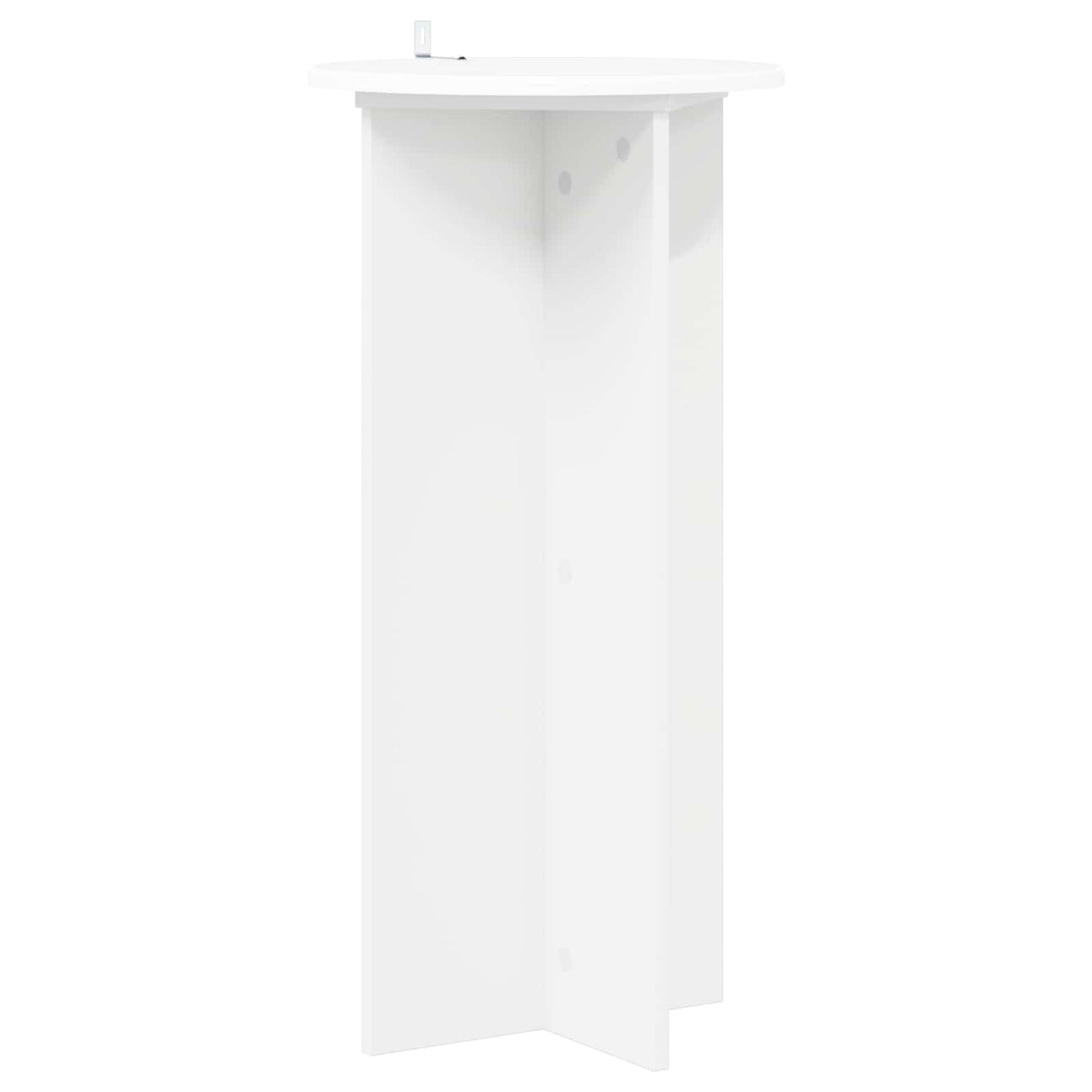 Plant Stand 2 pcs White Ø40 x 80 cm Engineered Wood