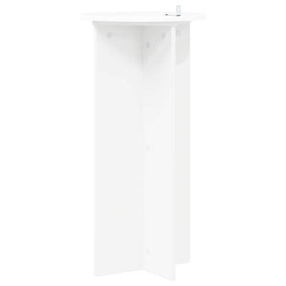 Plant Stand 2 pcs White Ø40 x 80 cm Engineered Wood