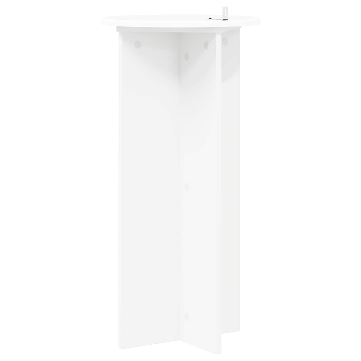 Plant Stand 2 pcs White Ø40 x 80 cm Engineered Wood
